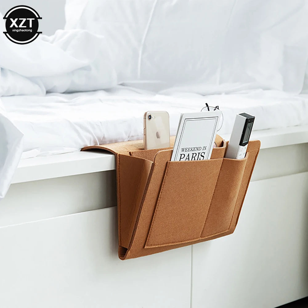  Felt Bedside Storage Organizer Phone Book Magazine 