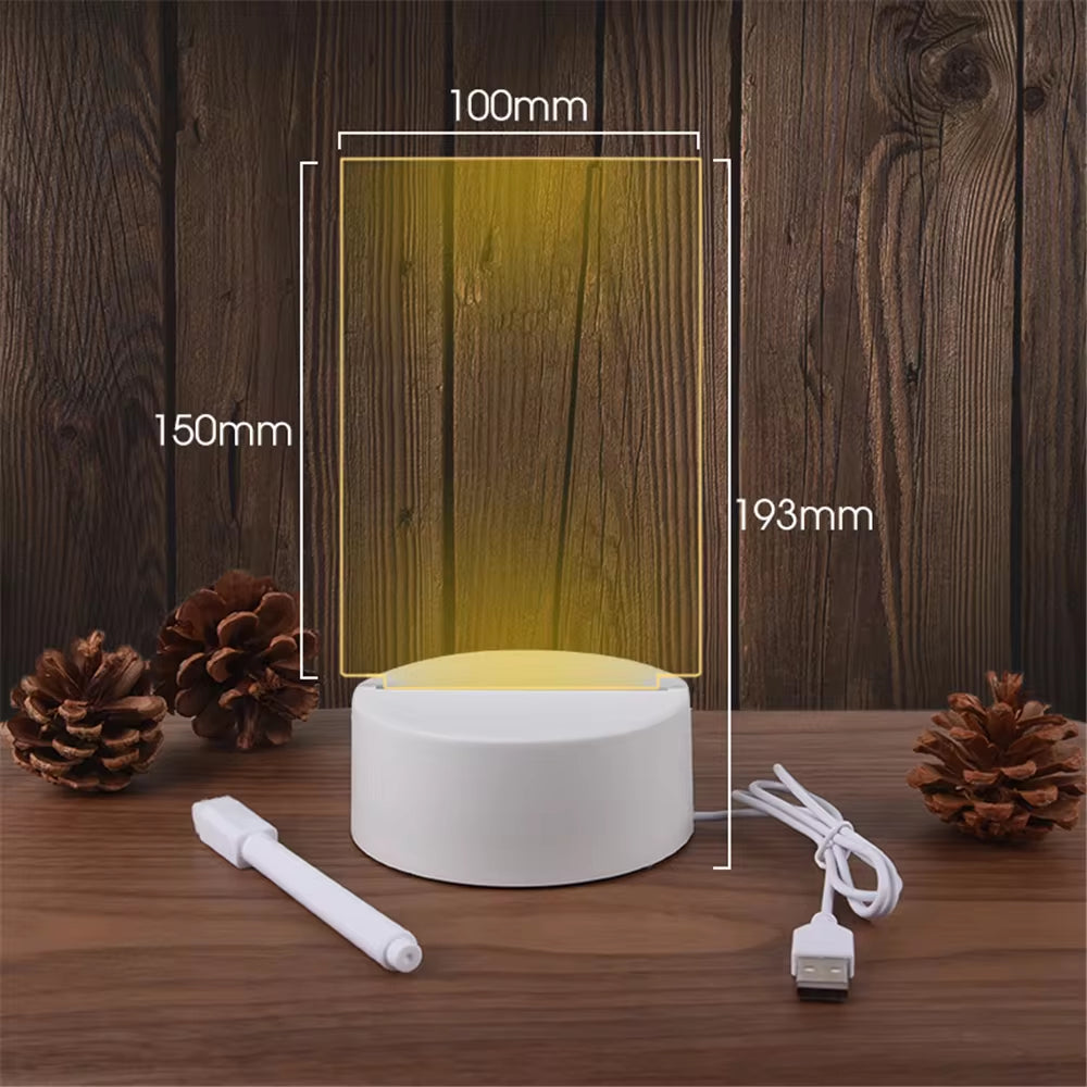 Transparent Luminous LED Night  B