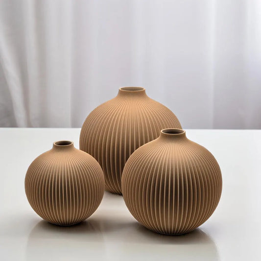 ORB || Eco Friendly Vases for a Modern Minimalist Home | Unique Nordic Design Room Decoration | 3D Printed Decoration Vase for Dried Plants