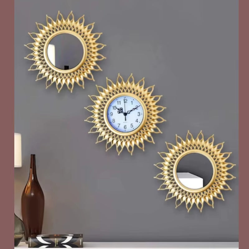 Mirror Bathroom Decorative Clocks 