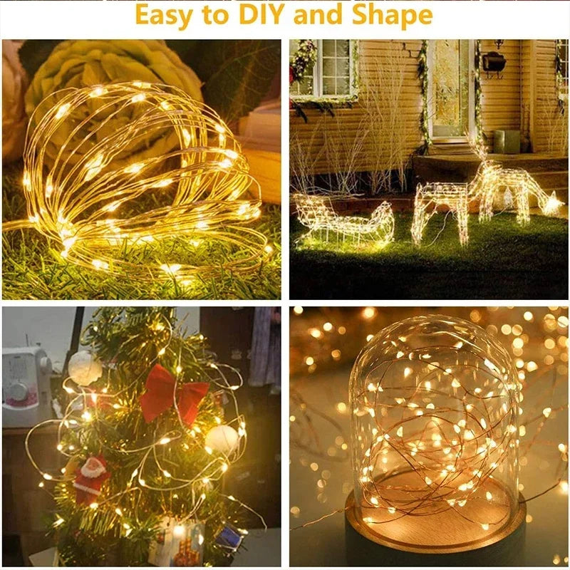 3M LED Curtain String Lights 