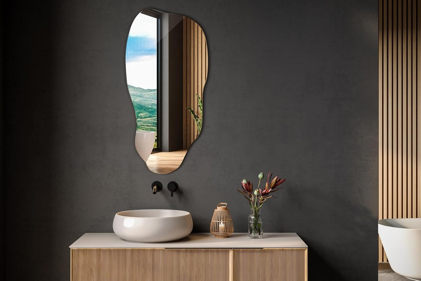 mirror 50X100 Cm Irregular