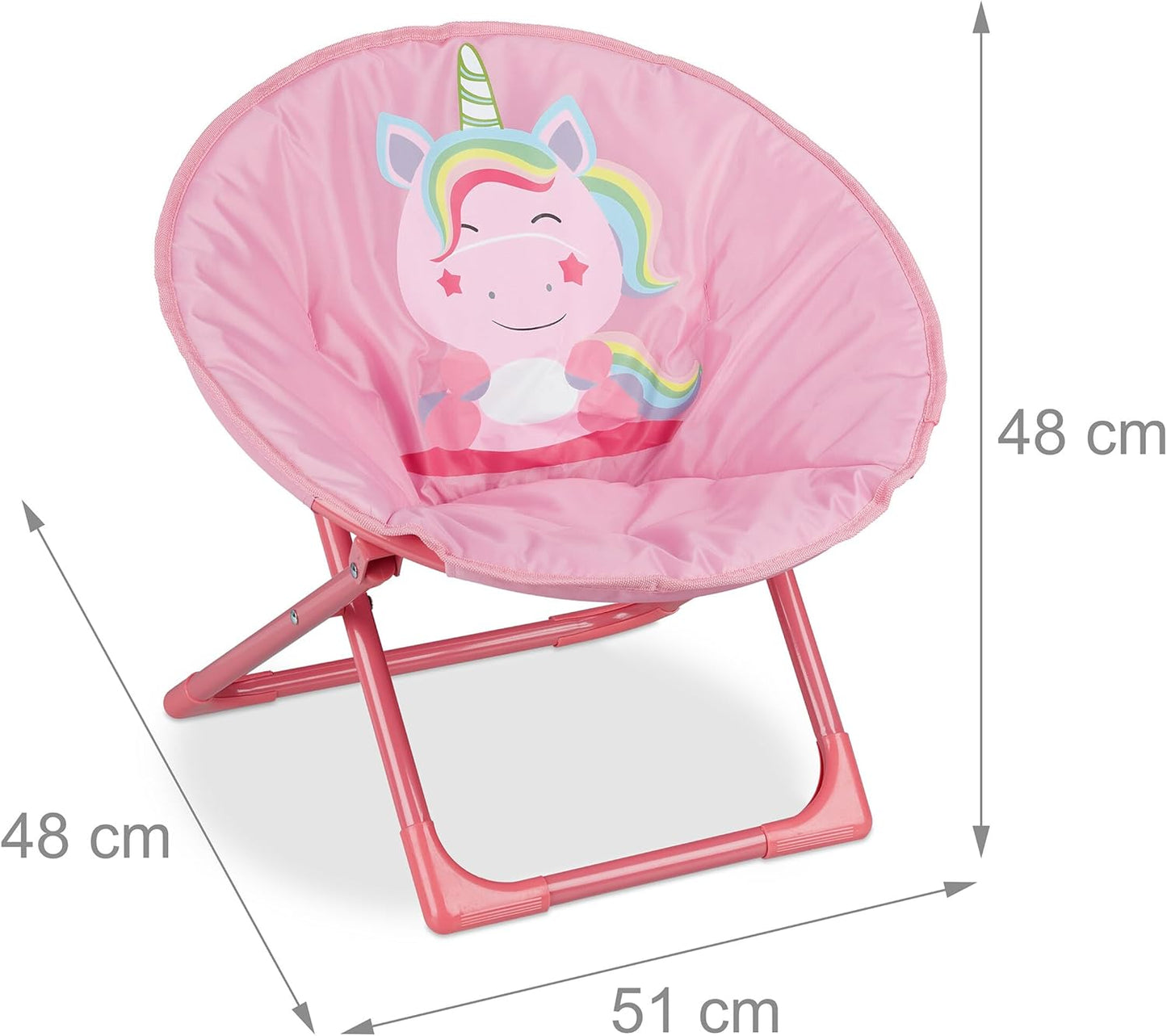 Moon Chair pink, for children