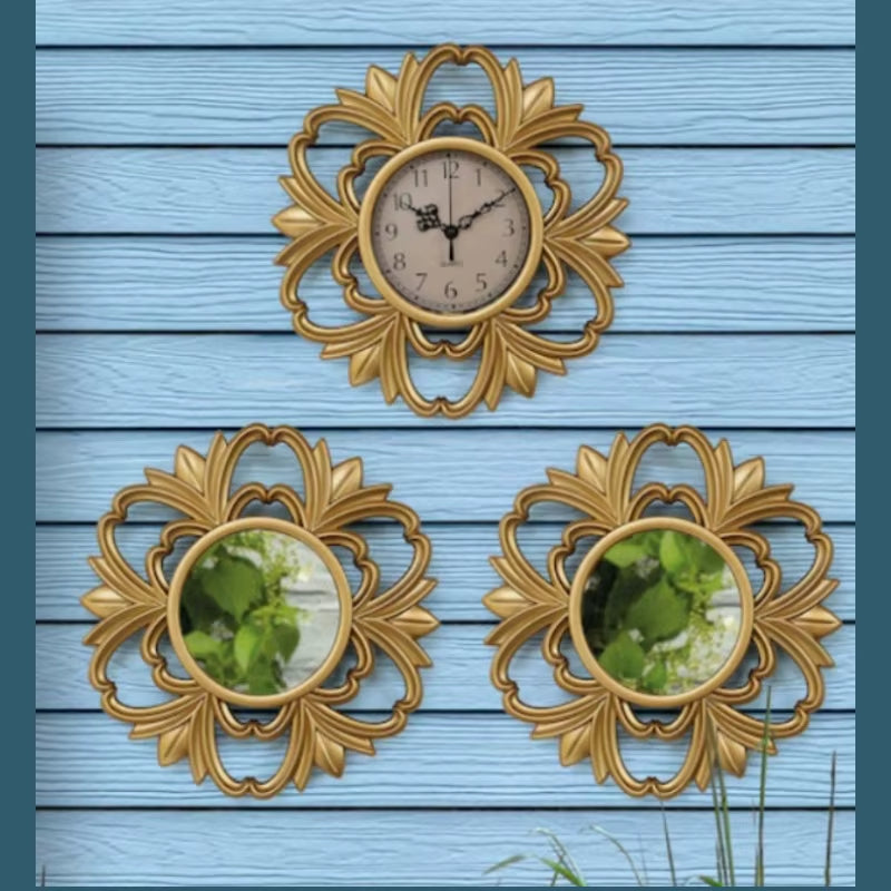 Mirror Bathroom Decorative Clocks 