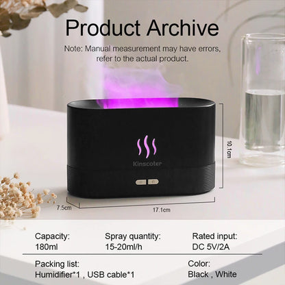 Air Humidifier Ultrasonic Cool Mist Maker Fogger Led Essential Oil 