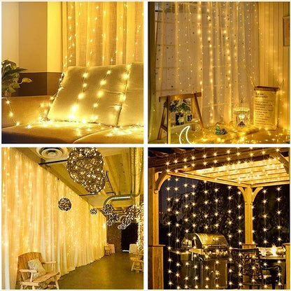 3M LED Curtain String Lights 