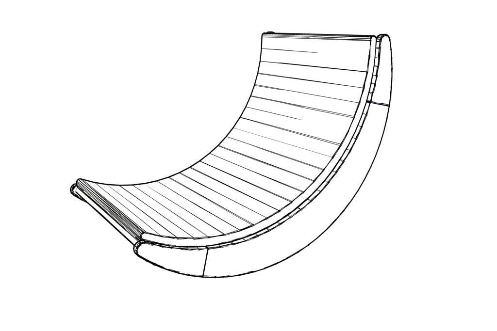 Floor Rocking Chair 